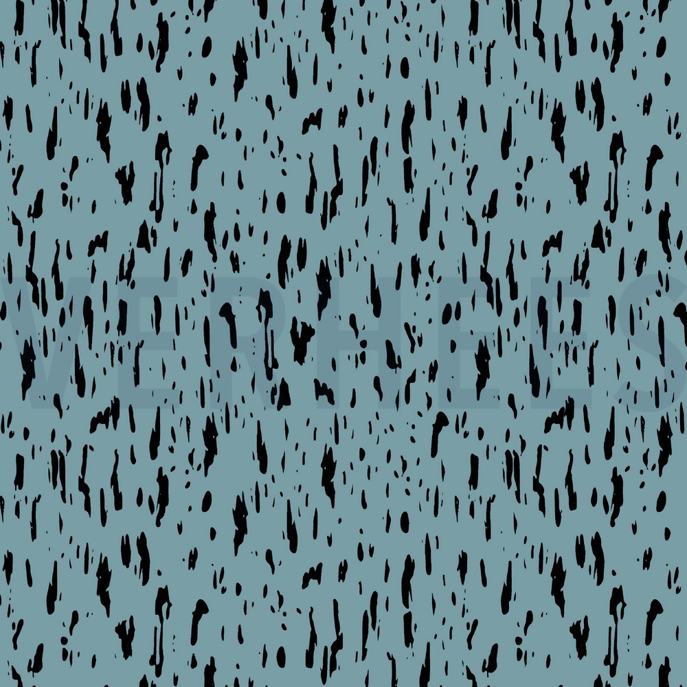 JERSEY DOTS AND SHAPES LIGHT TURQUOISE (hover)