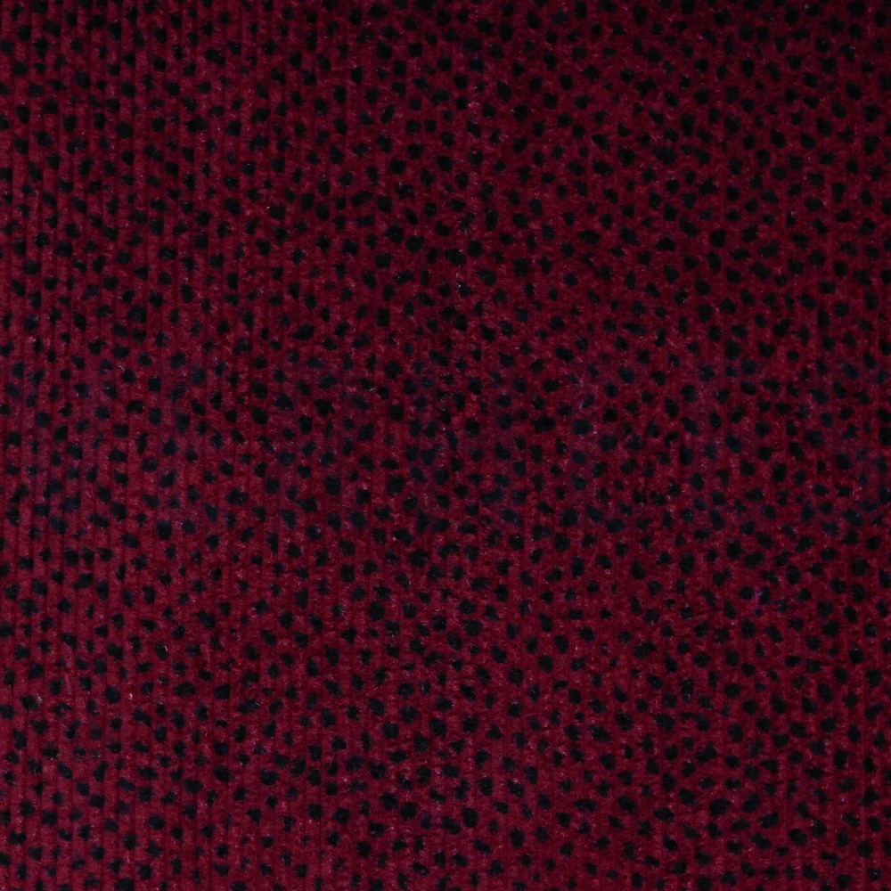 WASHED CORDUROY DOTS BERRY