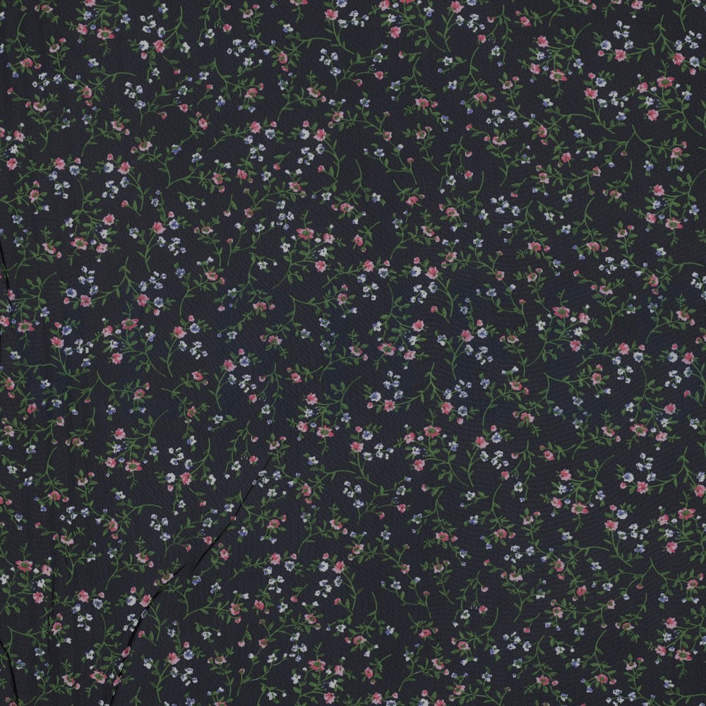 CHIFFON FLOWERS NAVY (hover)