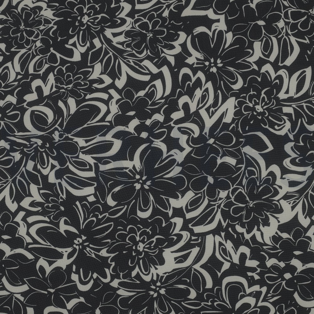 CHIFFON FLOWERS BLACK (hover)