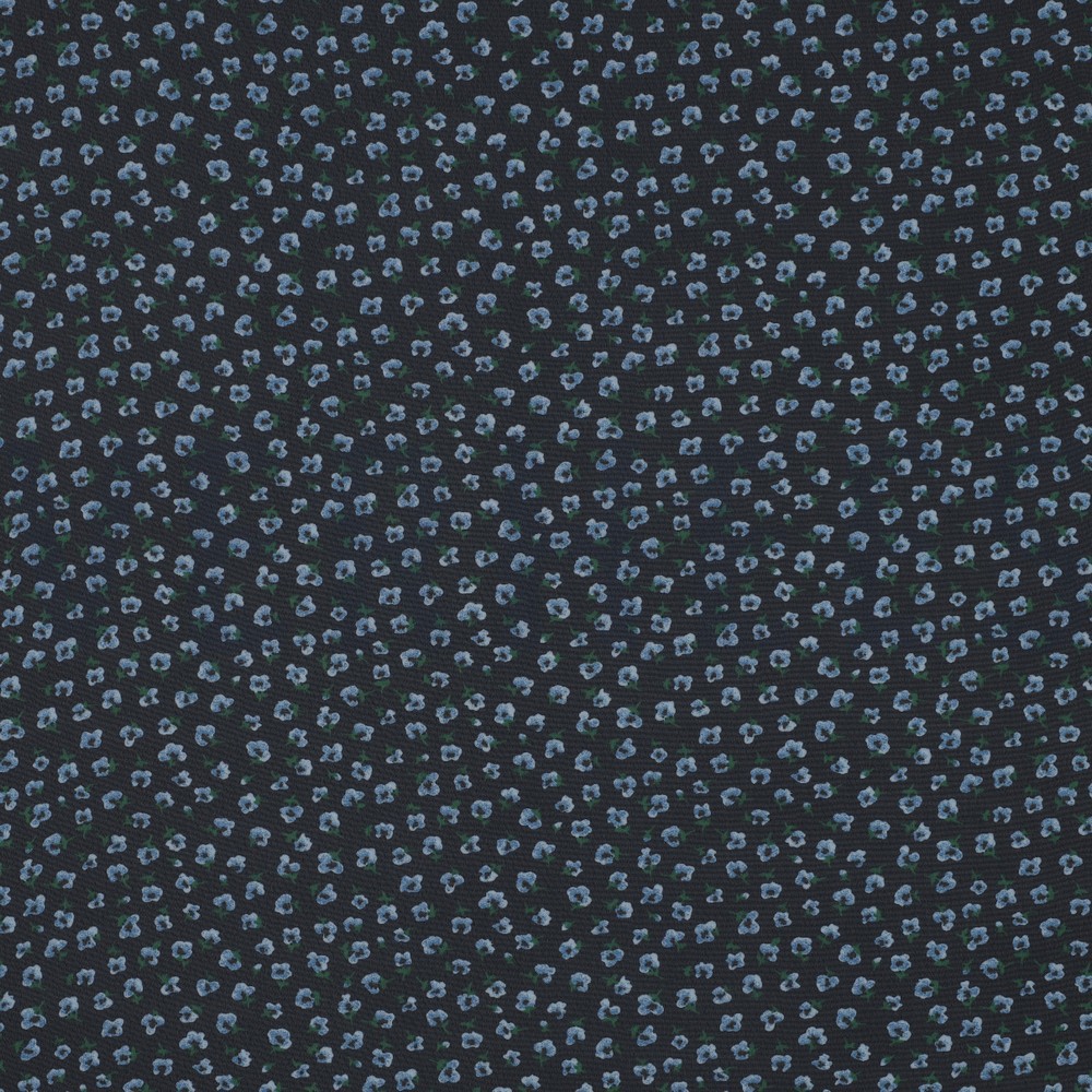 CHIFFON FLOWERS NAVY (hover)