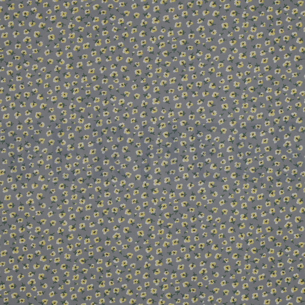 CHIFFON FLOWERS GREY