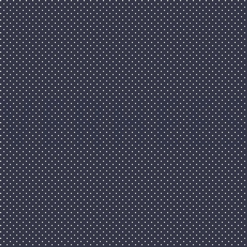 COATED COTTON PETIT DOTS NAVY