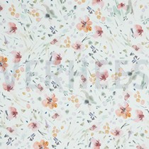 SOFTSHELL DIGITAL WATERCOLOUR FLOWERS WHITE (thumbnail)